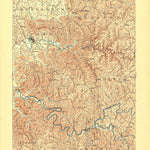 United States Geological Survey Beattyville, KY (1892, 125000-Scale) digital map