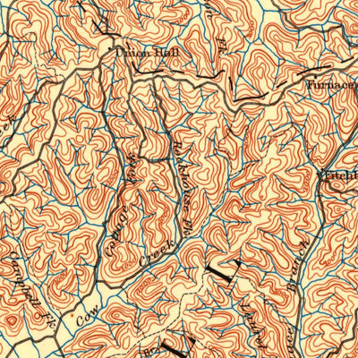 United States Geological Survey Beattyville, KY (1892, 125000-Scale) digital map