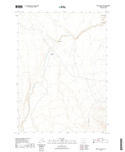 United States Geological Survey Beatys Butte NW, OR (2020, 24000-Scale) digital map