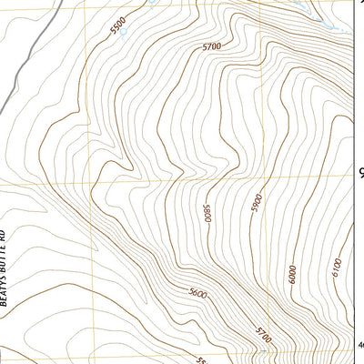 United States Geological Survey Beatys Butte NW, OR (2020, 24000-Scale) digital map