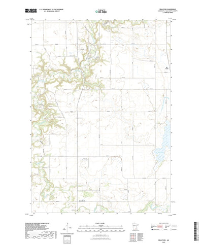 United States Geological Survey Beauford, MN (2022, 24000-Scale) digital map
