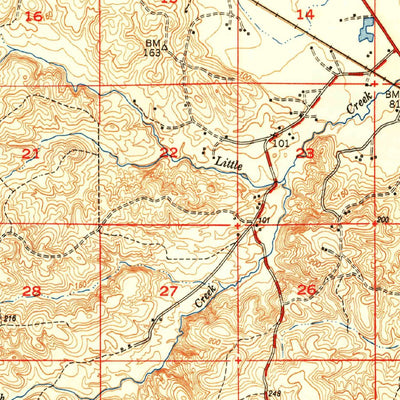 United States Geological Survey Beaumont, MS (1949, 62500-Scale) digital map