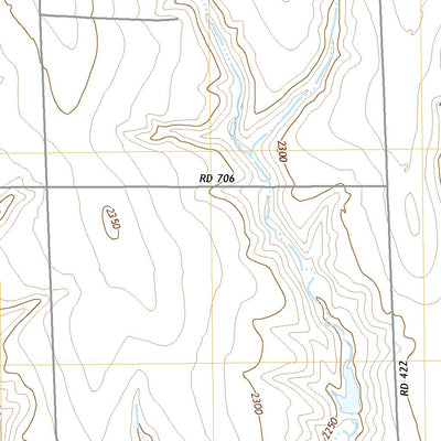 United States Geological Survey Beaver City SW, NE (2021, 24000-Scale) digital map