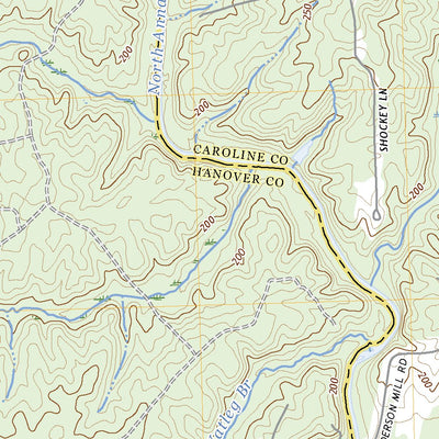 United States Geological Survey Beaverdam, VA (2022, 24000-Scale) digital map