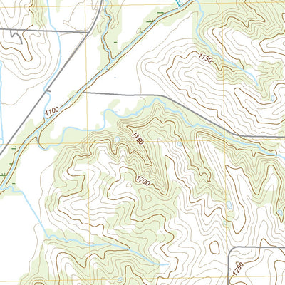 United States Geological Survey Bedford, IA (2022, 24000-Scale) digital map
