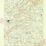 United States Geological Survey Bedford, VA (1890, 125000-Scale) digital map