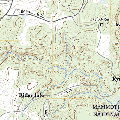 United States Geological Survey Bee Spring, KY (2022, 24000-Scale) digital map