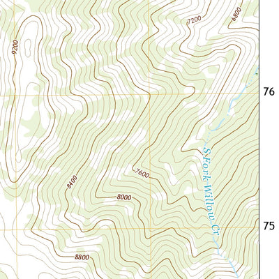 United States Geological Survey Bee Springs Canyon, CA (2021, 24000-Scale) digital map