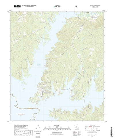 United States Geological Survey Beech Bayou, LA (2020, 24000-Scale) digital map