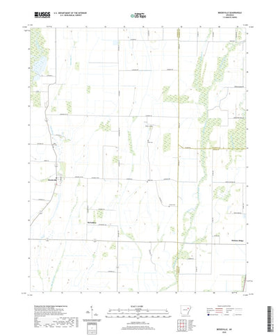 United States Geological Survey Beedeville, AR (2020, 24000-Scale) digital map
