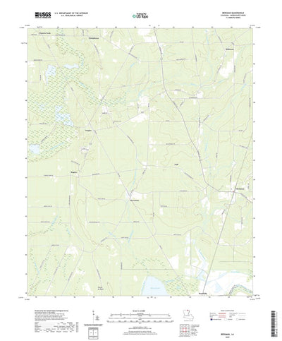 United States Geological Survey Beekman, LA (2020, 24000-Scale) digital map