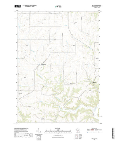 United States Geological Survey Beetown, WI (2022, 24000-Scale) digital map