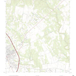 United States Geological Survey Beeville East, TX (2022, 24000-Scale) digital map
