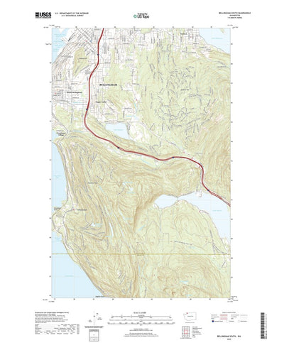 United States Geological Survey Bellingham South, WA (2020, 24000-Scale) digital map