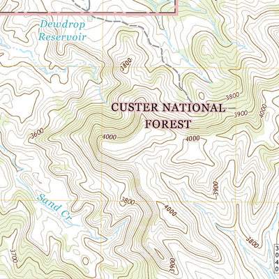 United States Geological Survey Belltower Butte, MT (2020, 24000-Scale) digital map