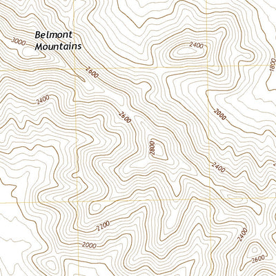 United States Geological Survey Belmont Mountain, AZ (2021, 24000-Scale) digital map