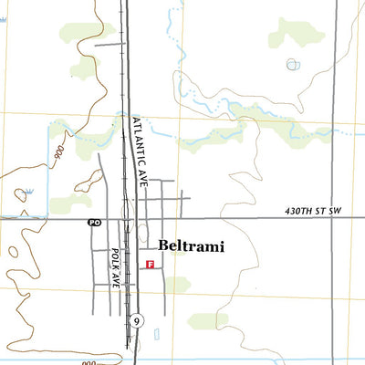 United States Geological Survey Beltrami, MN (2022, 24000-Scale) digital map