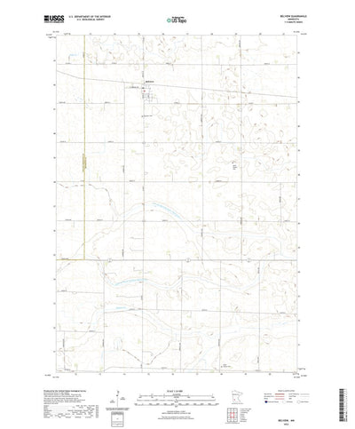 United States Geological Survey Belview, MN (2022, 24000-Scale) digital map