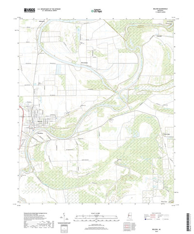 United States Geological Survey Belzoni, MS (2020, 24000-Scale) digital map