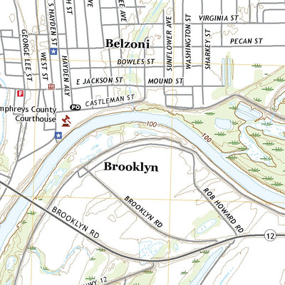 United States Geological Survey Belzoni, MS (2020, 24000-Scale) digital map