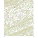 United States Geological Survey Ben Hur, VA (2022, 24000-Scale) digital map