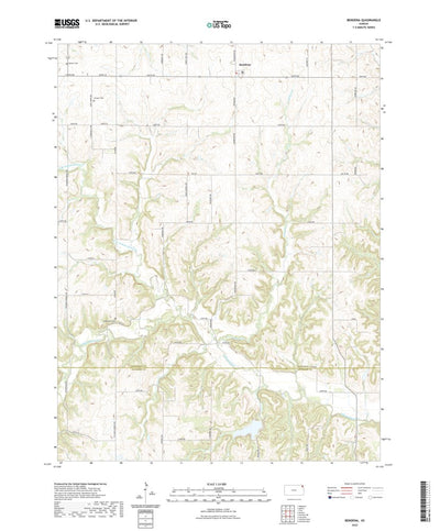 United States Geological Survey Bendena, KS (2022, 24000-Scale) digital map