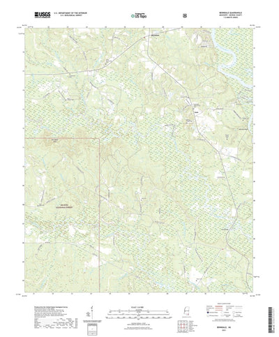 United States Geological Survey Benndale, MS (2021, 24000-Scale) digital map