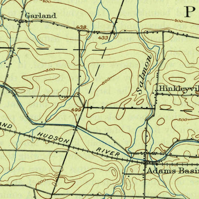 United States Geological Survey Bergen, NY (1899, 62500-Scale) digital map