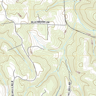 United States Geological Survey Bergman, AR (2020, 24000-Scale) digital map