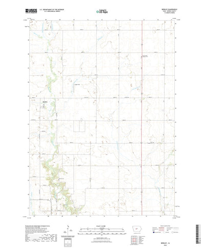 United States Geological Survey Berkley, IA (2022, 24000-Scale) digital map