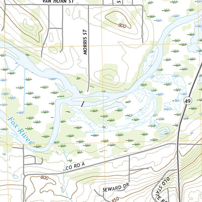 United States Geological Survey Berlin, WI (2022, 24000-Scale) digital map