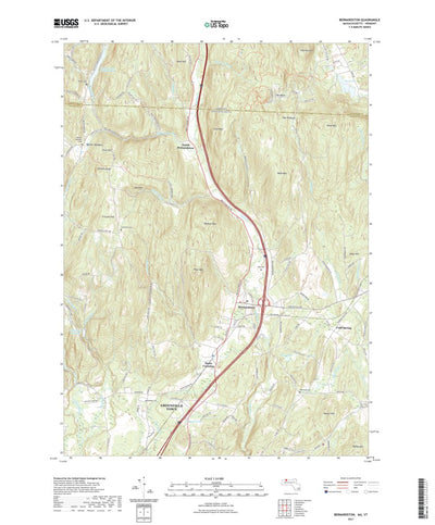 United States Geological Survey Bernardston, MA (2021, 24000-Scale) digital map