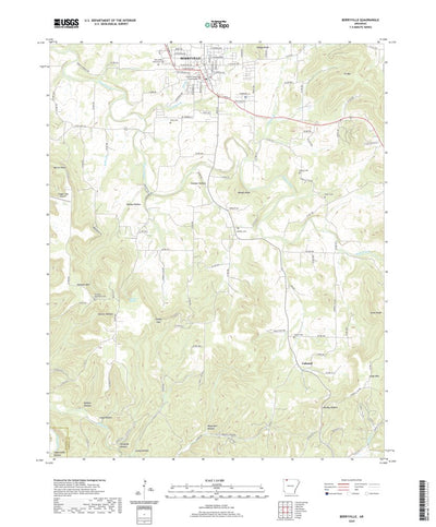 United States Geological Survey Berryville, AR (2020, 24000-Scale) digital map