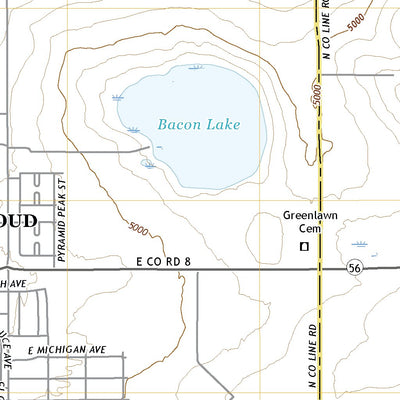 United States Geological Survey Berthoud, CO (2022, 24000-Scale) digital map