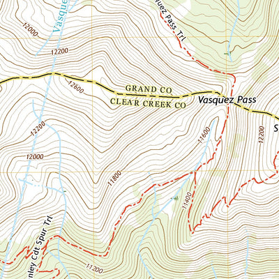 United States Geological Survey Berthoud Pass, CO (2022, 24000-Scale) digital map