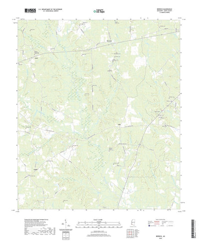 United States Geological Survey Berwick, MS (2020, 24000-Scale) digital map