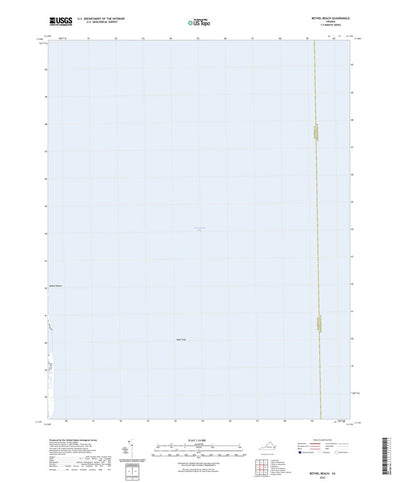 United States Geological Survey Bethel Beach, VA (2022, 24000-Scale) digital map
