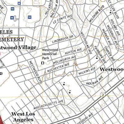 United States Geological Survey Beverly Hills, CA (2022, 24000-Scale) digital map