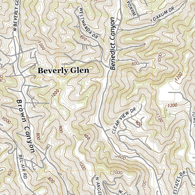 United States Geological Survey Beverly Hills, CA (2022, 24000-Scale) digital map