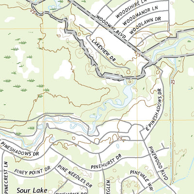 United States Geological Survey Bevil Oaks, TX (2022, 24000-Scale) digital map