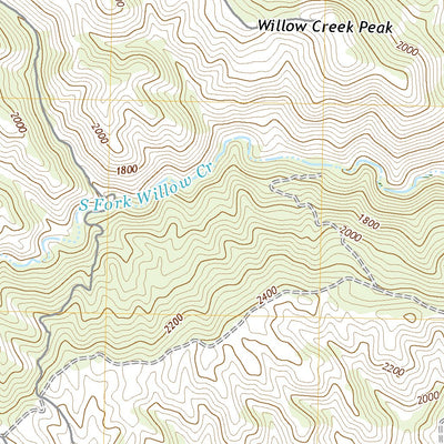 United States Geological Survey Bickmore Canyon, CA (2021, 24000-Scale) digital map
