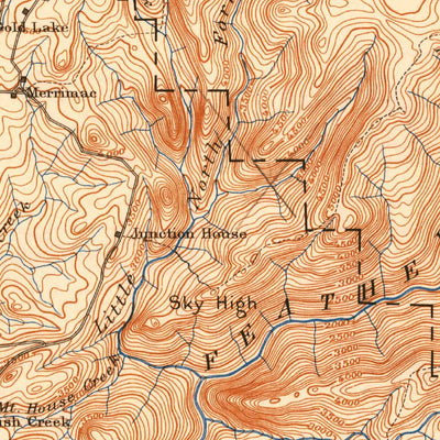 United States Geological Survey Bidwell Bar, CA (1897, 125000-Scale) digital map