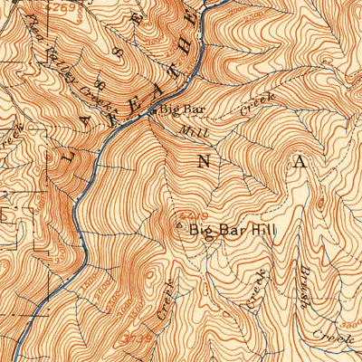 United States Geological Survey Bidwell Bar, CA (1897, 125000-Scale) digital map