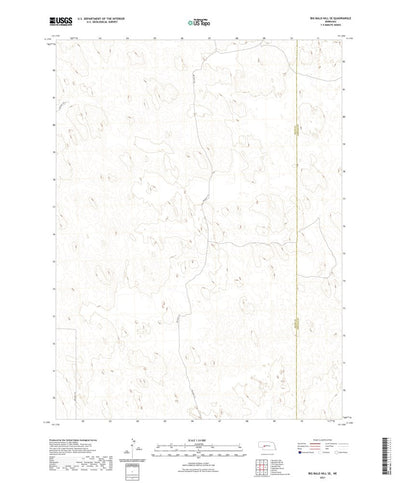 United States Geological Survey Big Bald Hill SE, NE (2021, 24000-Scale) digital map