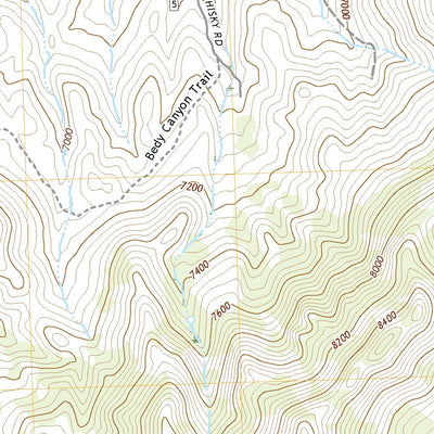 United States Geological Survey Big Blind Canyon, ID (2020, 24000-Scale) digital map