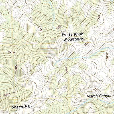 United States Geological Survey Big Blind Canyon, ID (2020, 24000-Scale) digital map