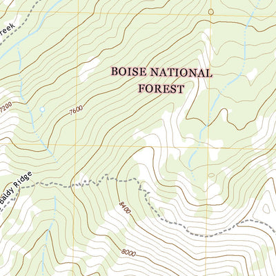 United States Geological Survey Big Chief Creek, ID (2020, 24000-Scale) digital map
