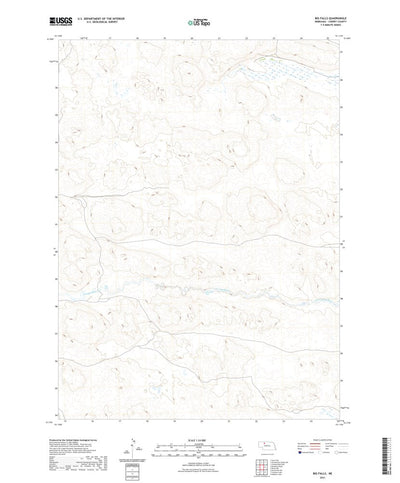 United States Geological Survey Big Falls, NE (2021, 24000-Scale) digital map
