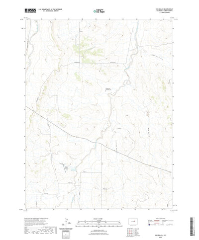 United States Geological Survey Big Gulch, CO (2022, 24000-Scale) digital map