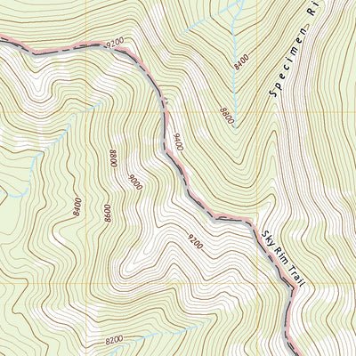 United States Geological Survey Big Horn Peak, MT (2020, 24000-Scale) digital map